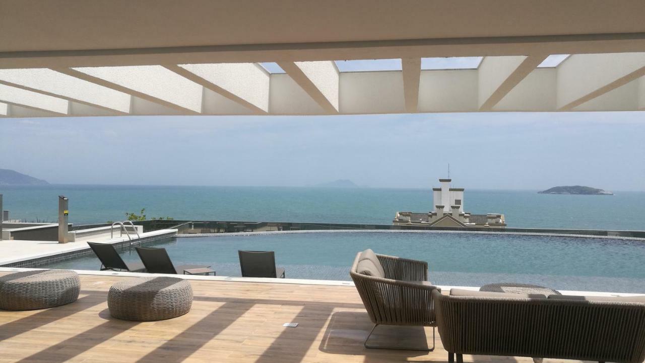 Ea - Apto Com Vista Do Mar Na Praia Dos Ingleses, Florianopolis, Sc Esterno foto